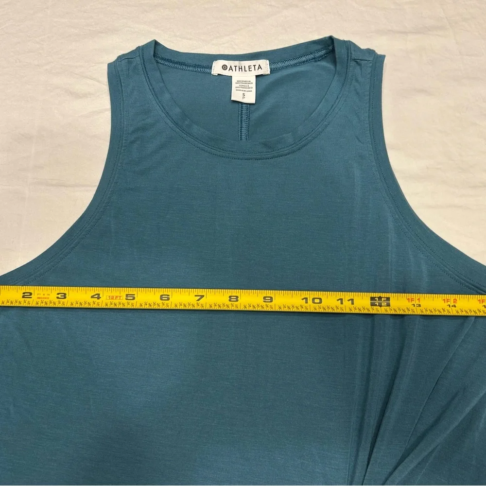 Athleta Teal Twist Tank Top - Picture 5 of 6